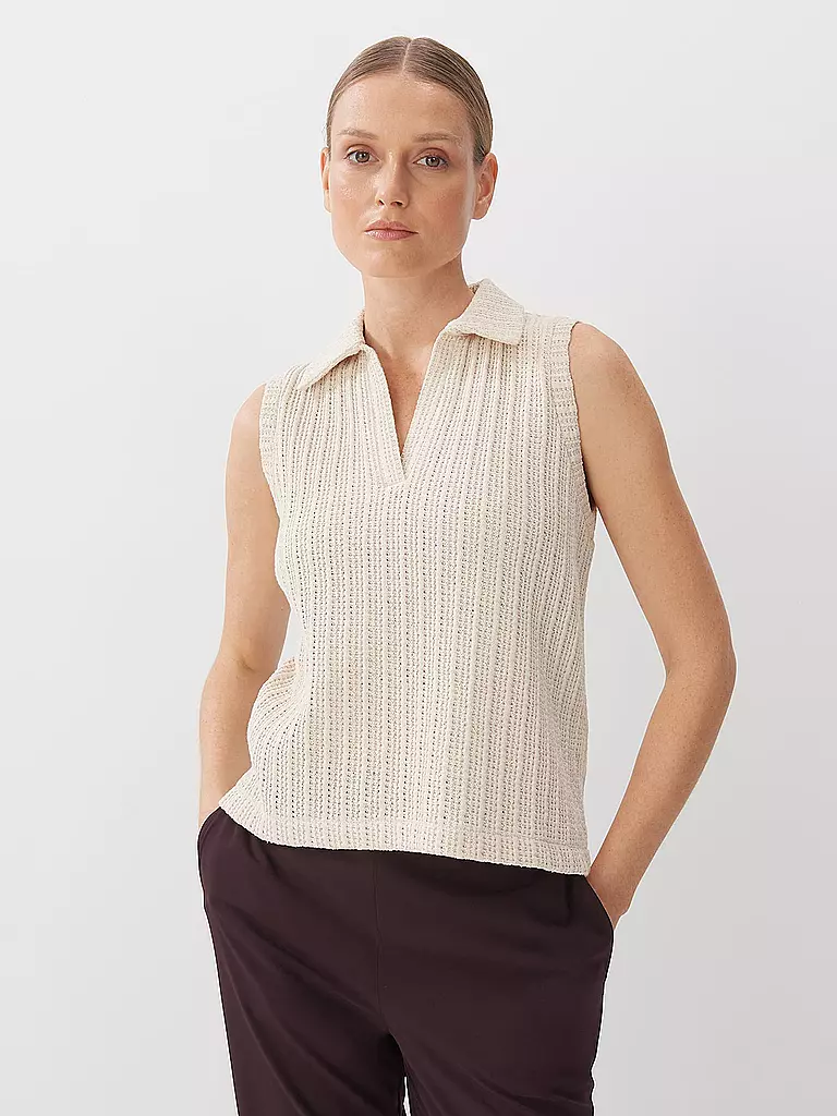 SOMEDAY | Poloshirt KAMAKA | Crème