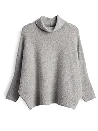SOMEDAY | Pull à col roulé TIOLA DETAIL | Gris clair