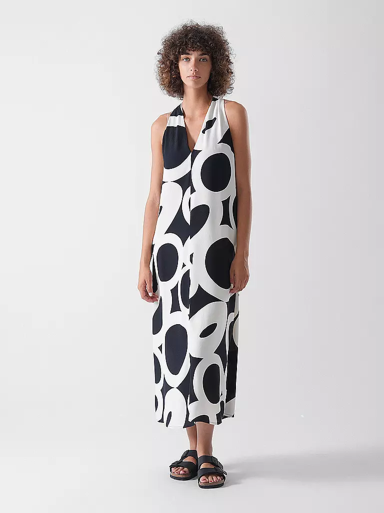 SOMEDAY | Robe midi QEDIRA PRINT | schwarz