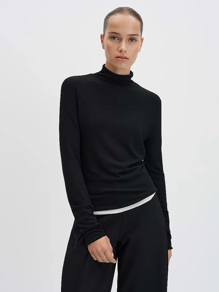 SOMEDAY | Rollkragenpullover KIROSIE SOFT | Noir