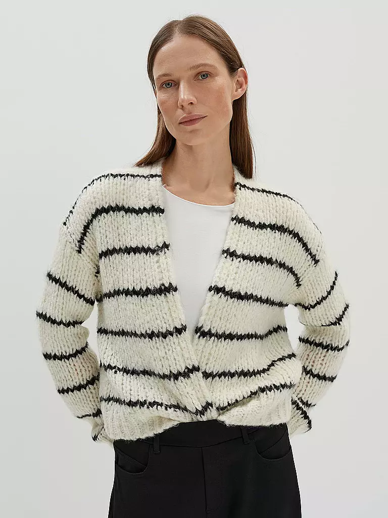 SOMEDAY | Strickjacke TALVIA STRIPE | Crème