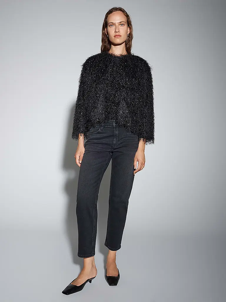 SOMEDAY | Strickjacke UFEATHER | Noir