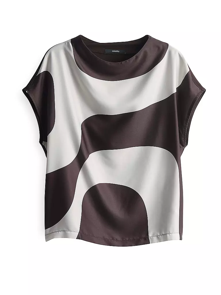 SOMEDAY | T-shirt blouse KESORA | Marron