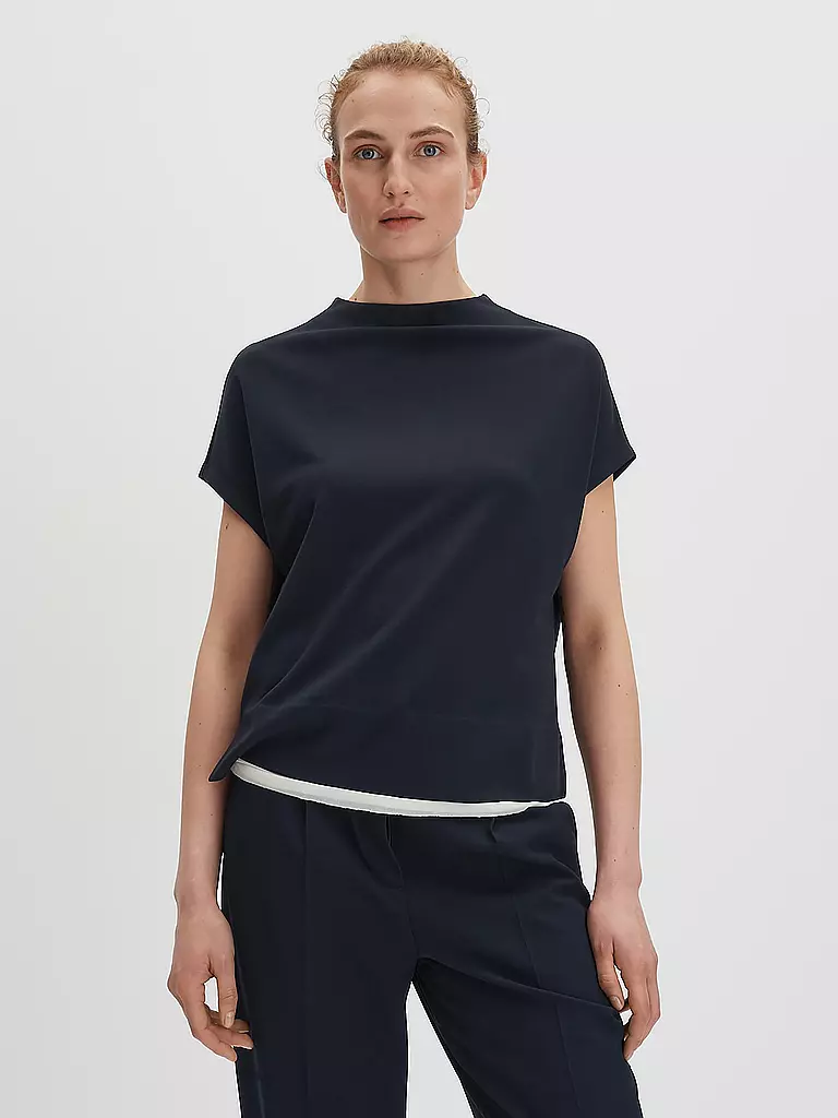 SOMEDAY | T-shirt blouse UJANITA | Bleu foncé