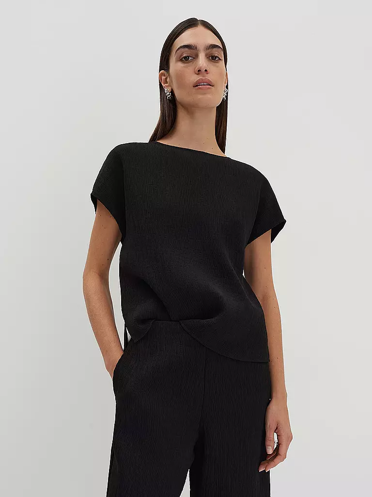 SOMEDAY | T-shirt blouse ZLAMEA | Noir