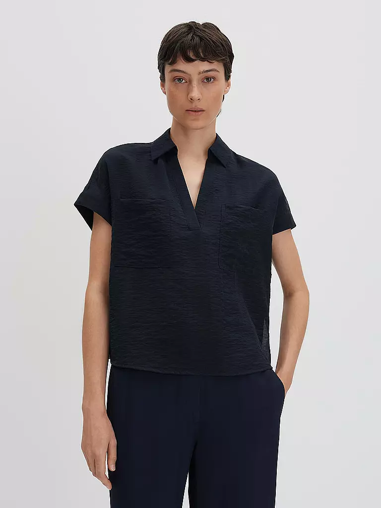 SOMEDAY | T-shirt blouse ZLEANA | Bleu foncé