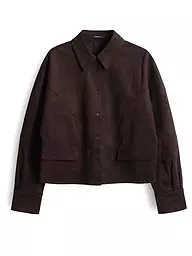 SOMEDAY | Veste aspect cuir NYLIA | Marron