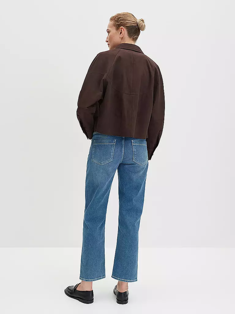 SOMEDAY | Veste aspect cuir NYLIA | braun