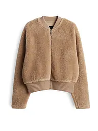 SOMEDAY | Veste aspect fourrure UFURRY | Marron clair