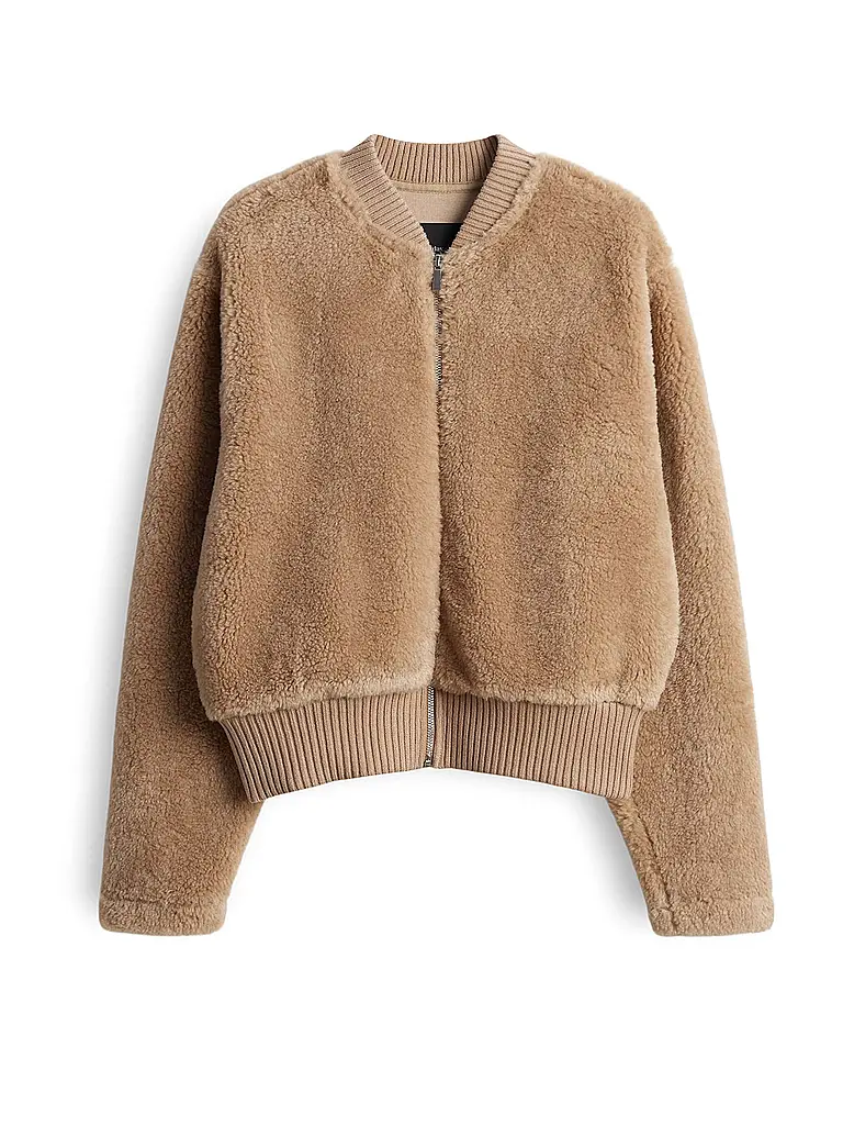 SOMEDAY | Veste aspect fourrure UFURRY | Marron clair