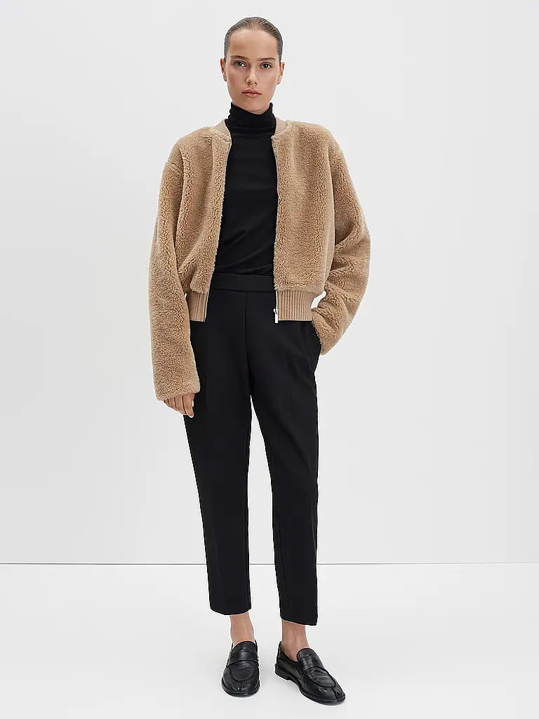 SOMEDAY | Veste aspect fourrure UFURRY | Marron clair