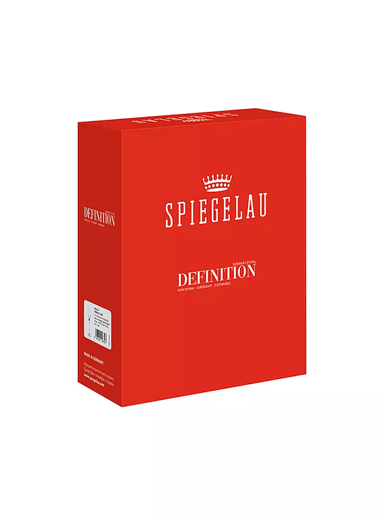 SPIEGELAU | Definition Champagnerglas, 2er-Set | Transparent
