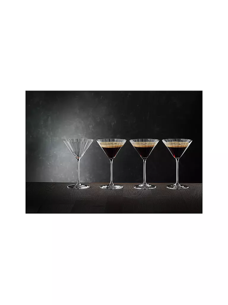 SPIEGELAU | Ensemble de 4 verres à martini | Transparent