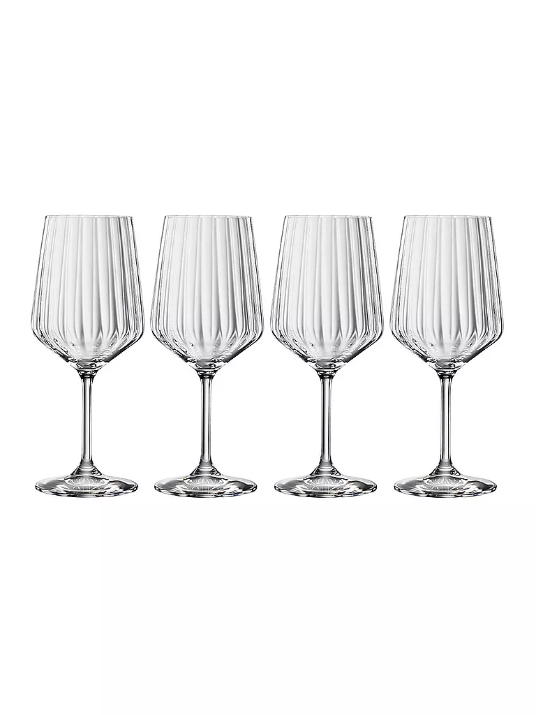 SPIEGELAU | Lot de 4 verres à vin rouge LIFESTYLE 4x630ml | Transparent