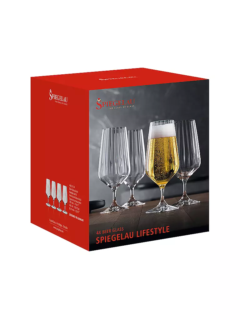 SPIEGELAU | Set de 4 verres à bière LIFESTYLE 440ml |