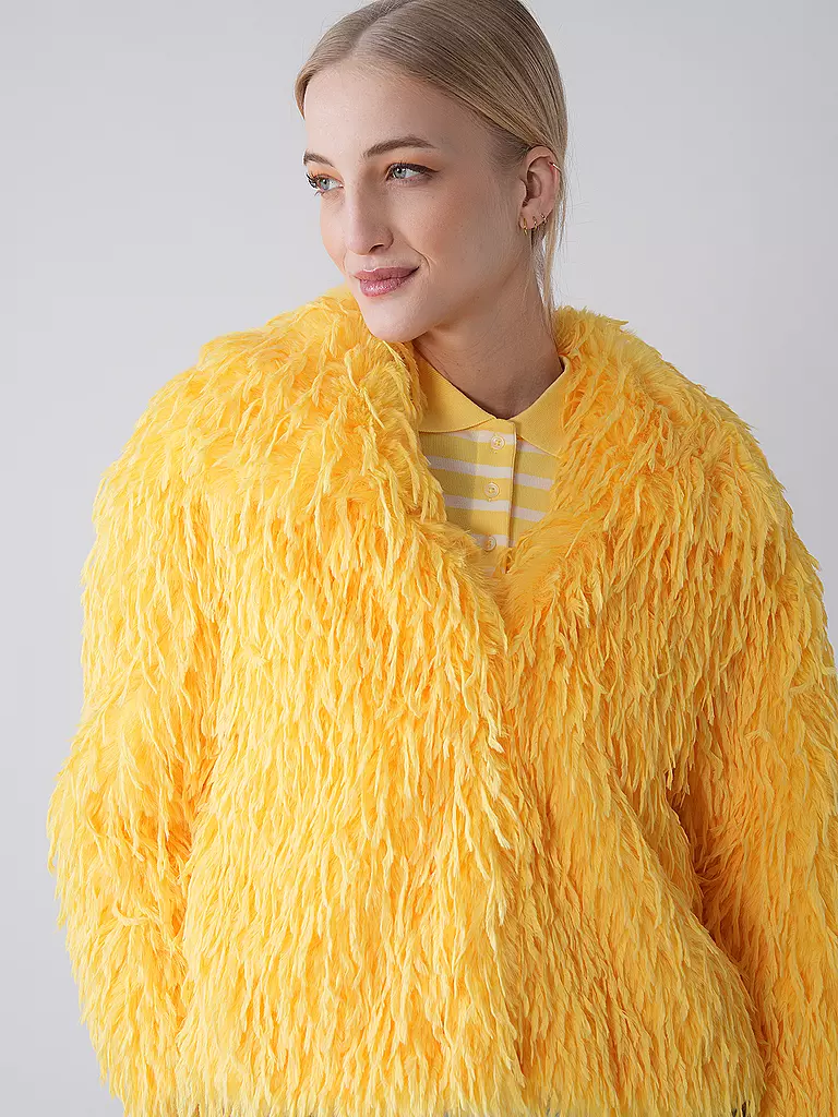 SPORTALM | Veste aspect fourrure | Jaune