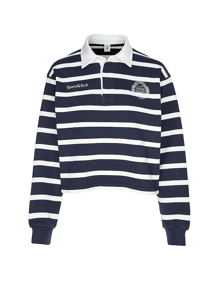 Sporty & Rich Polo bleu marine L