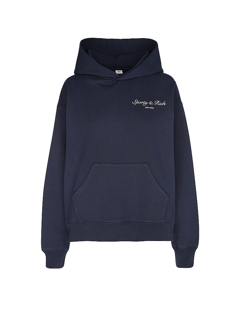 Sweat à capuche - Hoodie bleu marine M