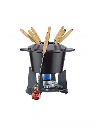 SPRING | Fondue en fonte "Grenoble" (Noir Mat)