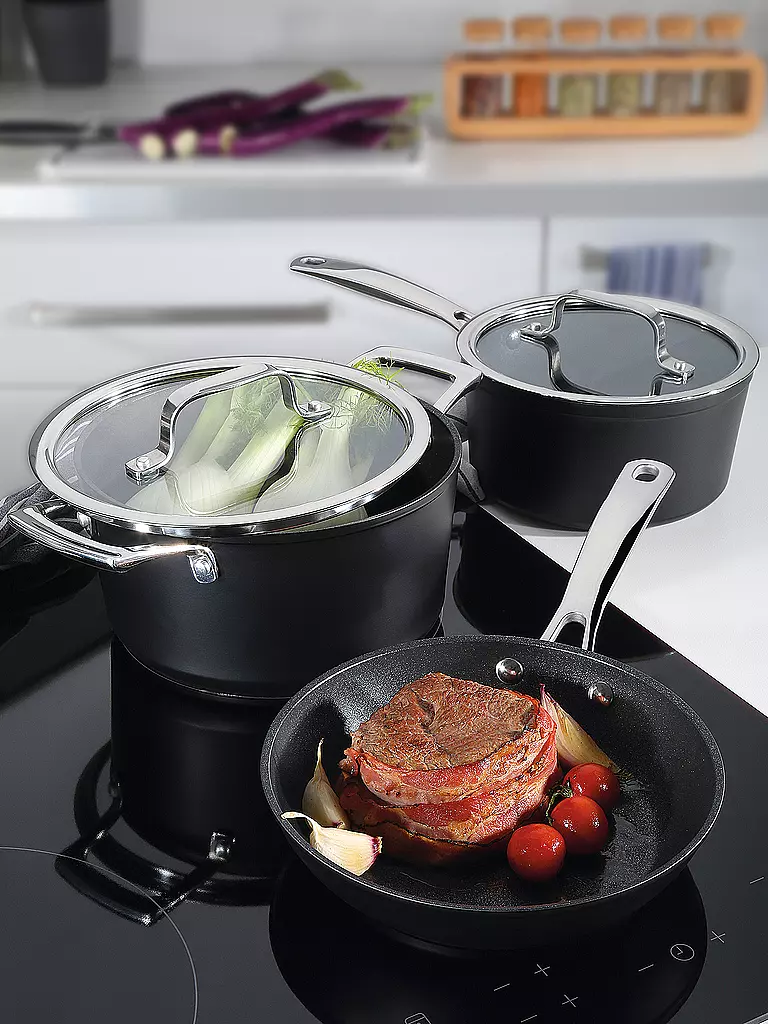 SPRING | Casserole à manche MERIDIAN Intense Pro 18cm / 2,2l Antiadhésive | schwarz