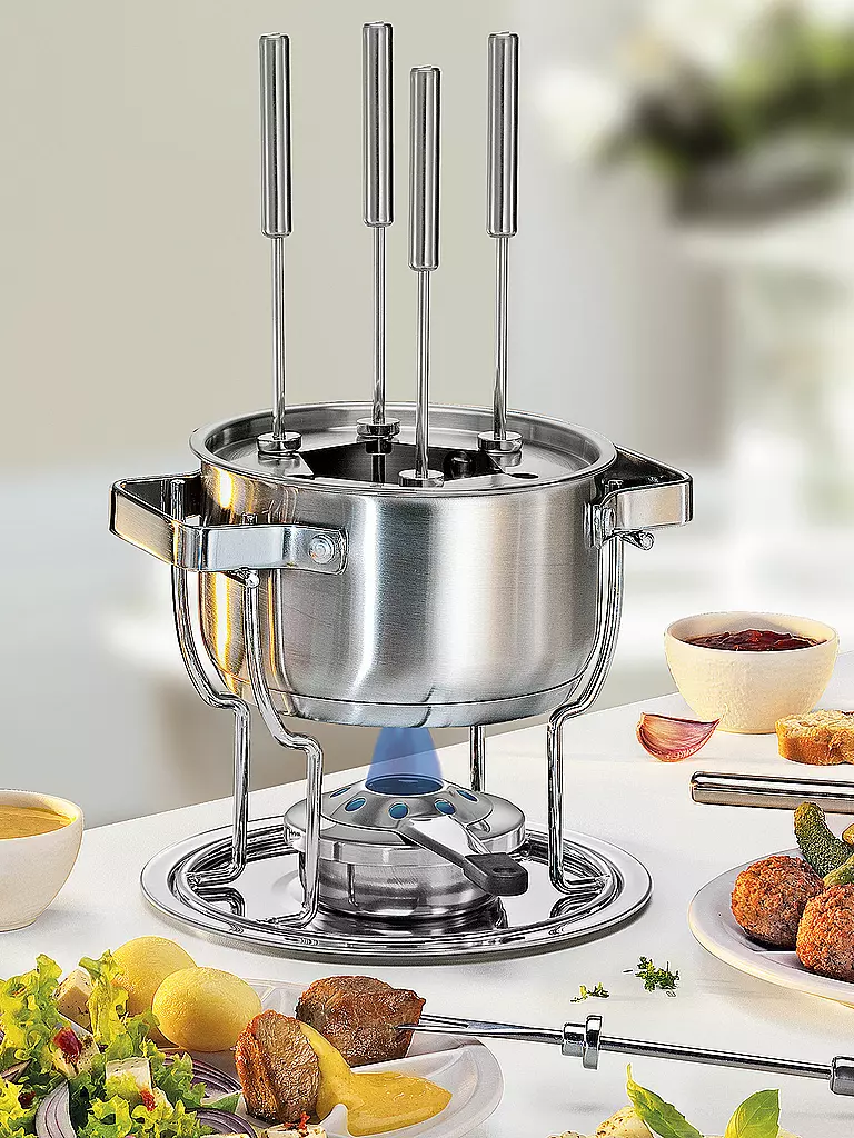 SPRING | Fondue Garnitur DAVOS 17 cm | Argent