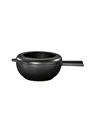 SPRING | Fondue Guss Caquelon 20cm Rot | Noir