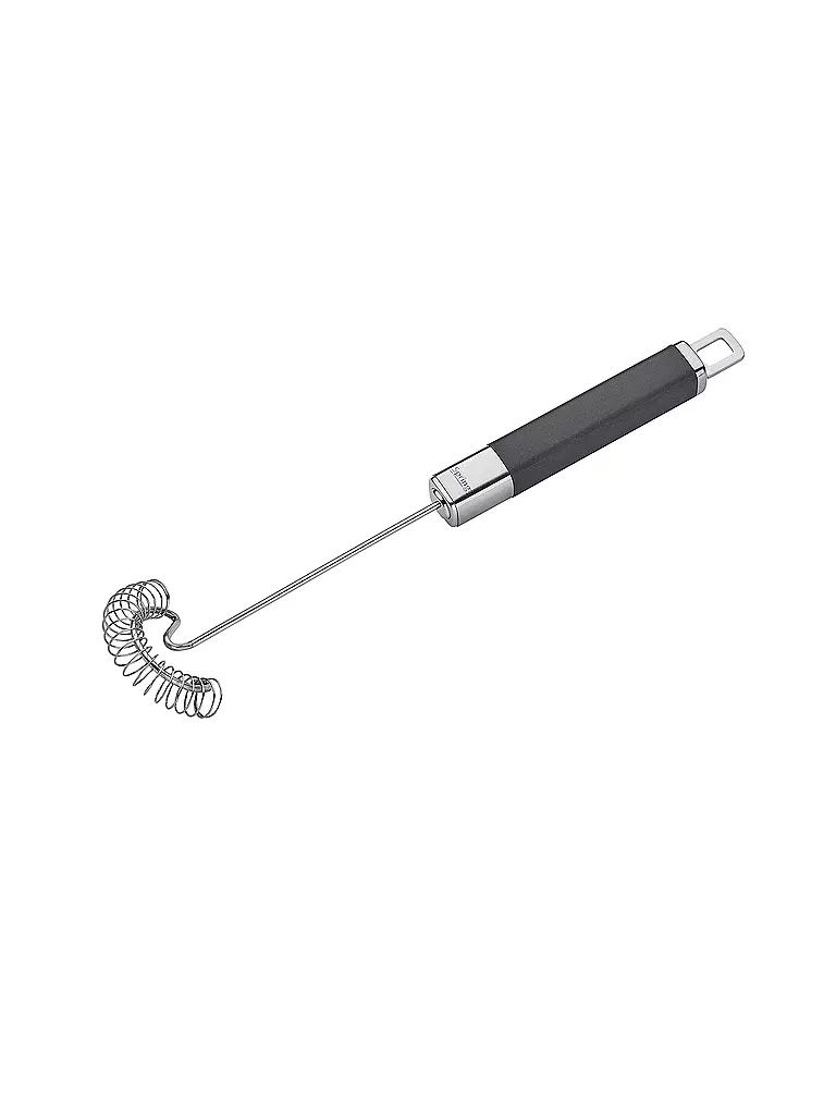 SPRING | Fouet spirale 30cm FUSION2+ Acier inoxydable Noir | Argent