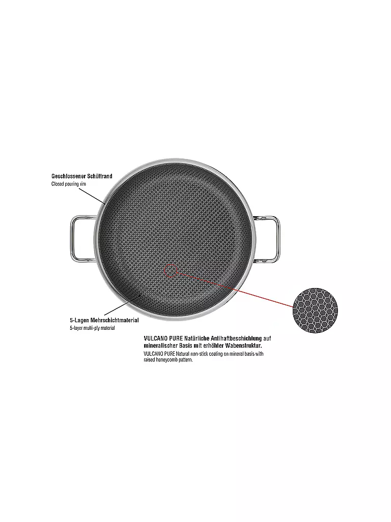 SPRING | Plat de service VULCANO PURE 24cm | 