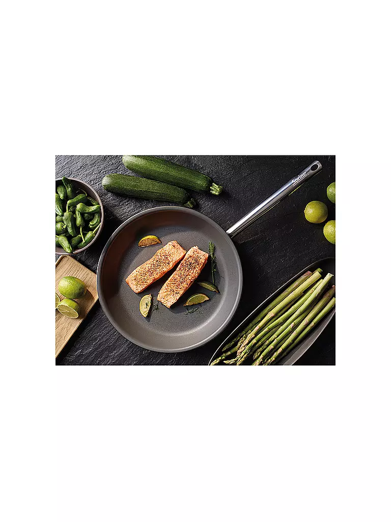 SPRING | Poêle à frire BRIGADE ULTIMATE 28 cm 5PLY-Anihaft | Noir