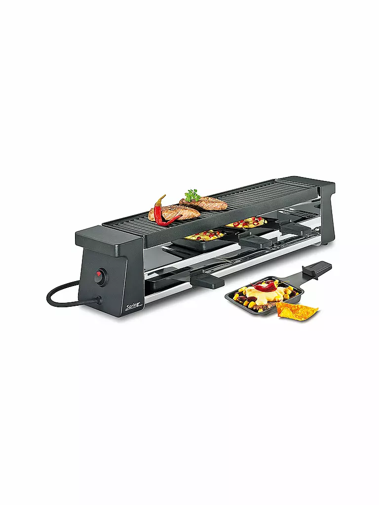 SPRING | Raclette 4 Compact (Noir) | schwarz