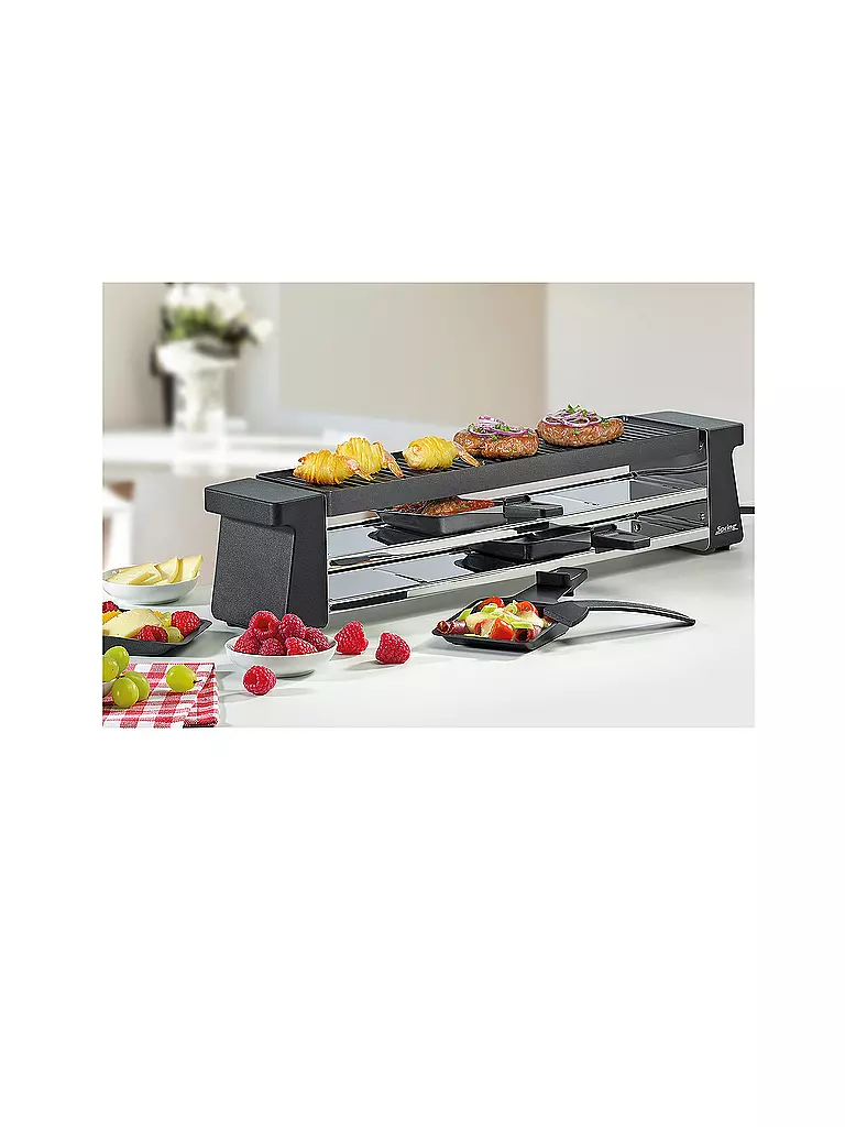 SPRING | Raclette 4 Compact (Noir) | schwarz