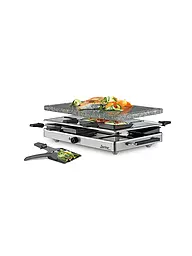 SPRING | Raclette8 mit Granitstein (Edelstahl) | Argent