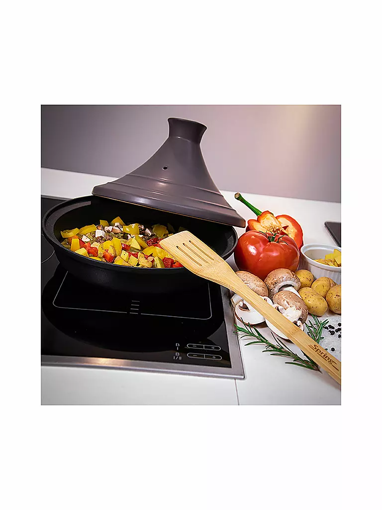 SPRING | Tajine Escale 28cm/2l Noir | 