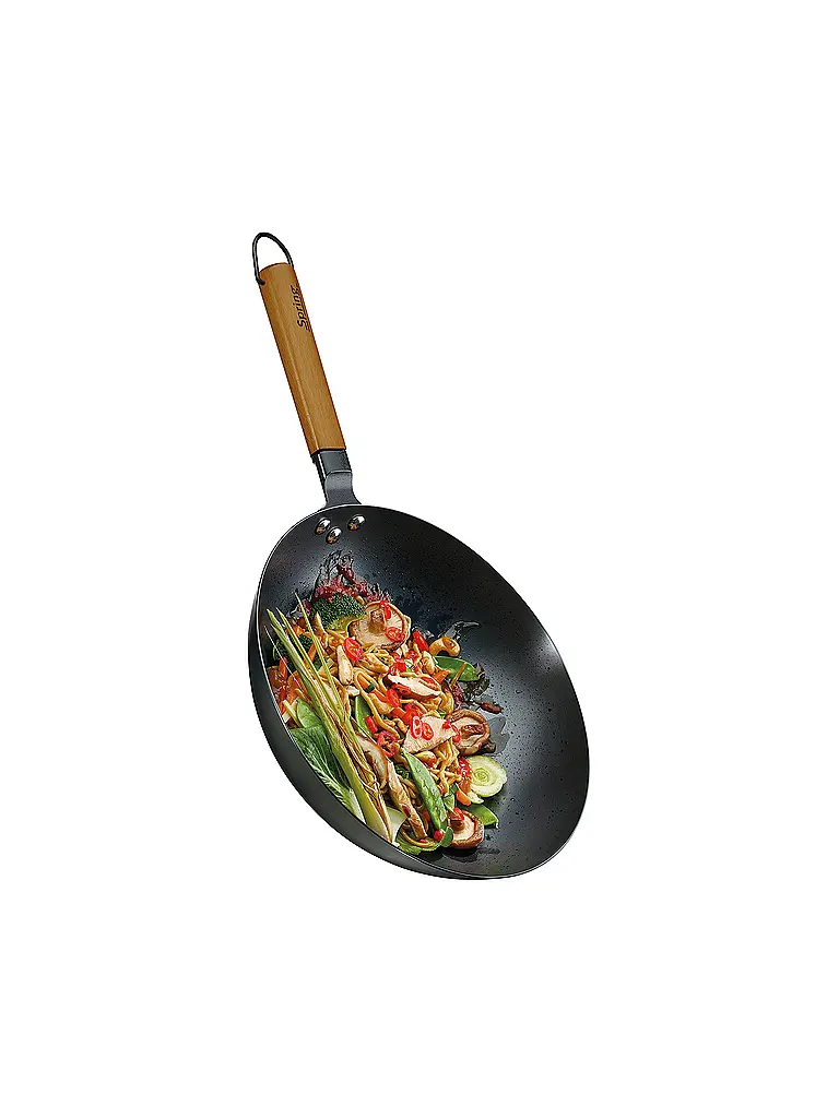 SPRING | Wok 30cm CANTON | Noir