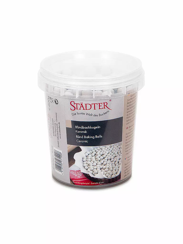STAEDTER | Billes de cuisson à blanc - en céramique 600g | Blanc