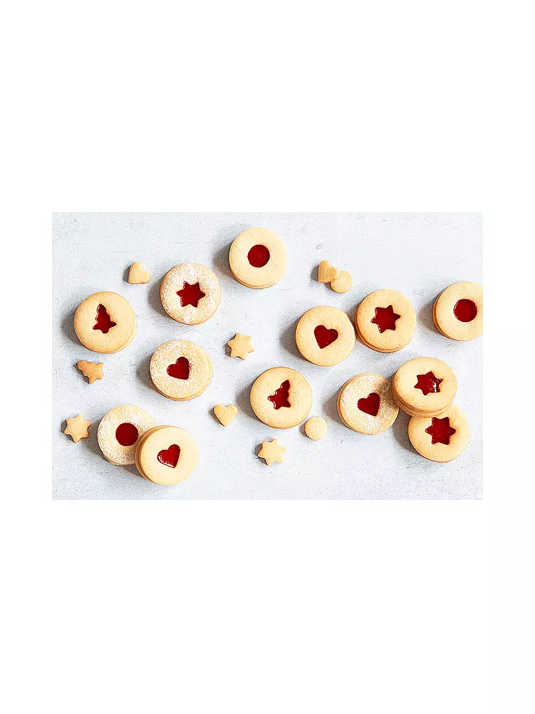 STAEDTER | Emporte-pièces Linzer lisses, 5 pièces, en acier inoxydable |