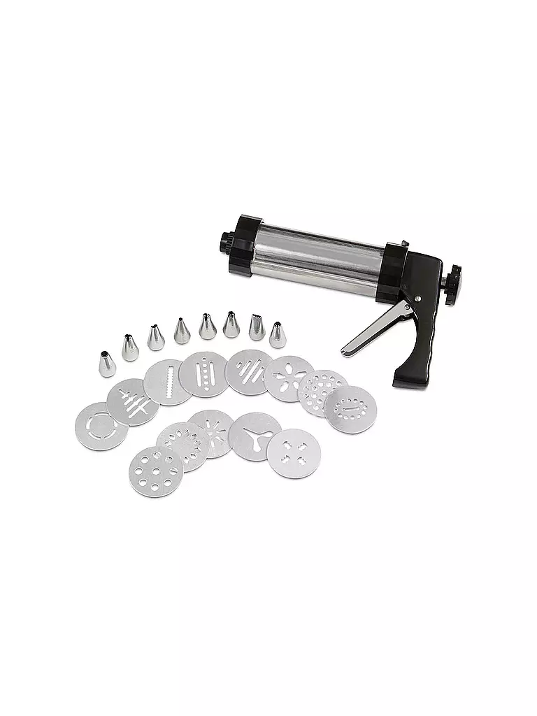 STAEDTER | Presse à biscuits 23 pièces en acier inoxydable | Argent