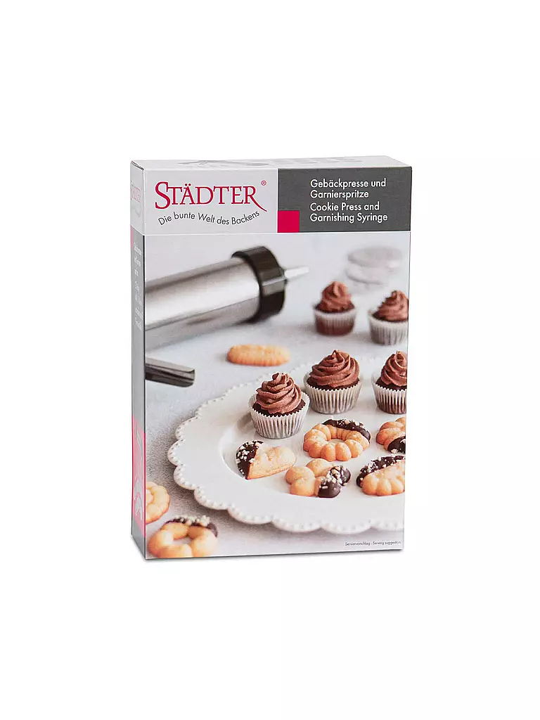 STAEDTER | Presse à biscuits 23 pièces en acier inoxydable |