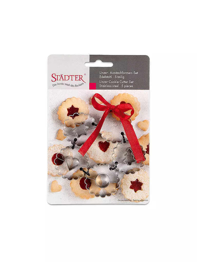 STAEDTER | Set d'emporte-pièces Spitzbuben 5 pièces | silber