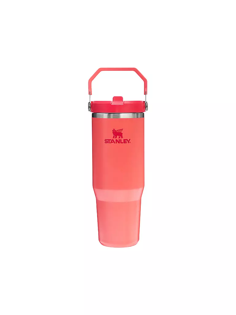 STANLEY | Bouteille isotherme - Bouteille thermos Classic FLIP STRAW 2.0 0,89l Hot Coral | Corail