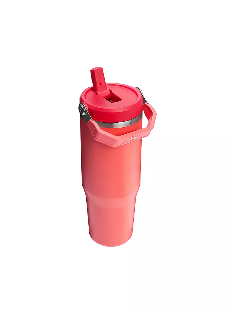 STANLEY | Bouteille isotherme - Bouteille thermos Classic FLIP STRAW 2.0 0,89l Hot Coral | Corail