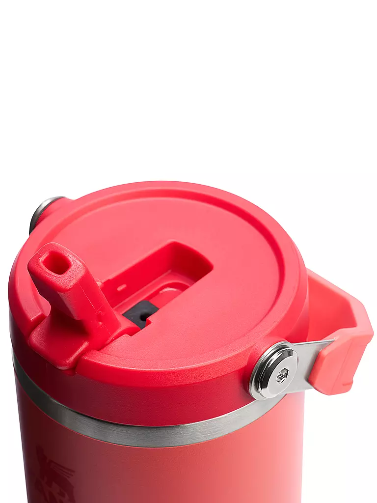 STANLEY | Bouteille isotherme - Bouteille thermos Classic FLIP STRAW 2.0 0,89l Hot Coral | Corail