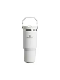 STANLEY | Bouteille isotherme - Bouteille thermos Classic FLIP STRAW 2.0 0,8l Ash | Blanc