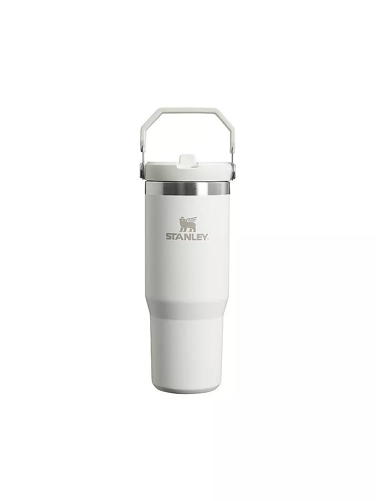STANLEY | Bouteille isotherme - Bouteille thermos Classic FLIP STRAW 2.0 0,8l Frost | weiss