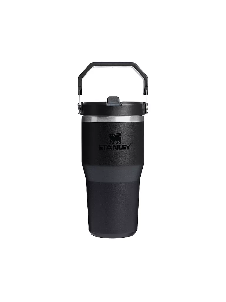STANLEY | Bouteille isotherme - Bouteille thermos Flip Straw 2.0 0.6l Noir | schwarz