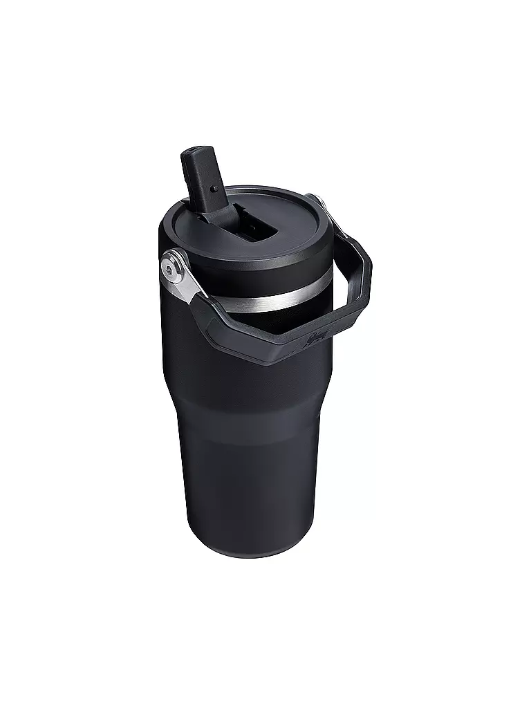 STANLEY | Bouteille isotherme - Bouteille thermos Flip Straw 2.0 0.6l Noir | schwarz