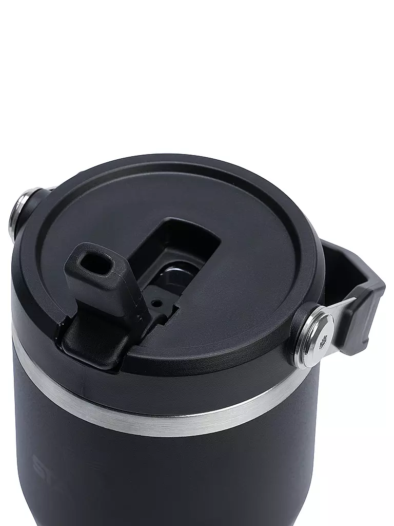 STANLEY | Bouteille isotherme - Bouteille thermos Flip Straw 2.0 0.6l Noir | schwarz
