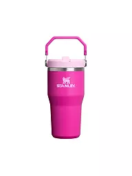 STANLEY | Bouteille isotherme - Bouteille thermos Flip Straw 2.0 0.6l Noir | Rose vif