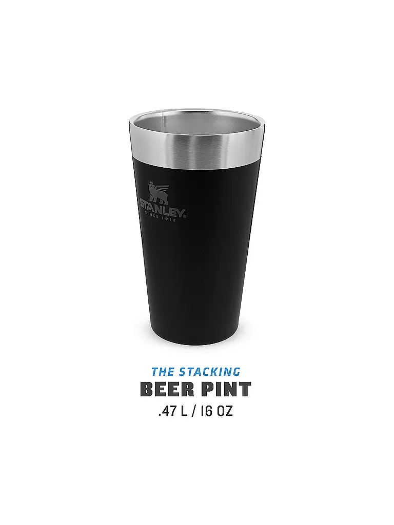 STANLEY | Gobelet isotherme Adventure Pint 0,47 litre | Noir