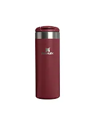 STANLEY | Gobelet isotherme AEROLIGHT TRANSIT MUG HAMMERTONE 0,47l Noir 2.0 | Rouge foncé